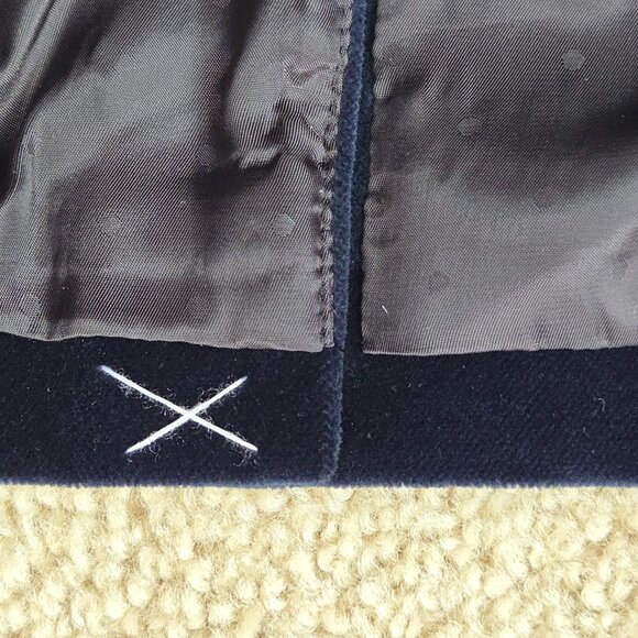 NWOT J. Crew Schoolboy Velvet Blazer INDIGO/MIDNIGHT BLUE 0 - Picture 3 of 9